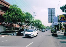 Kondisi Jalan A.Yani Magelang (depan gedung KR)