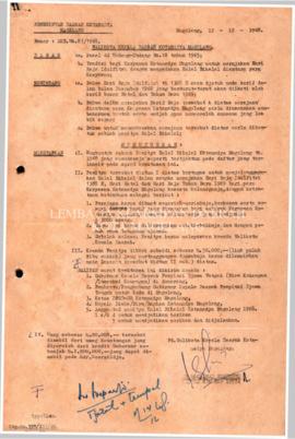 Surat Kepala daerah kotamadya Magelang  No.EKB.Wk.81/1968