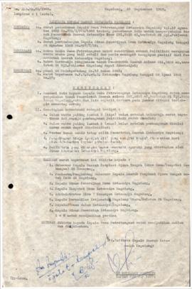 Surat Keputusan Walikota Kepala Daerah Kotamadya Magelang No.EKB.Wk.62/1968